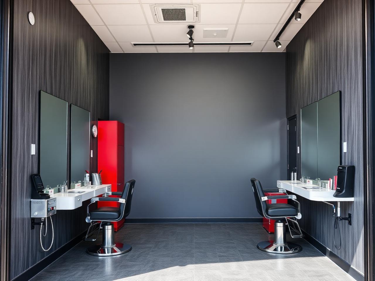 BarberStarz shop floor ready for a group booking